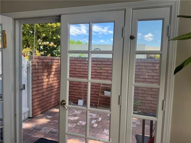 a view of balcony with window