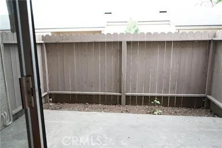 a view of wooden fence
