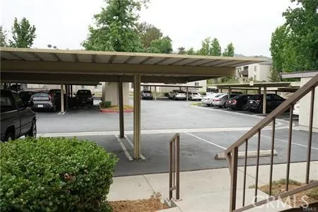 a view of car parked