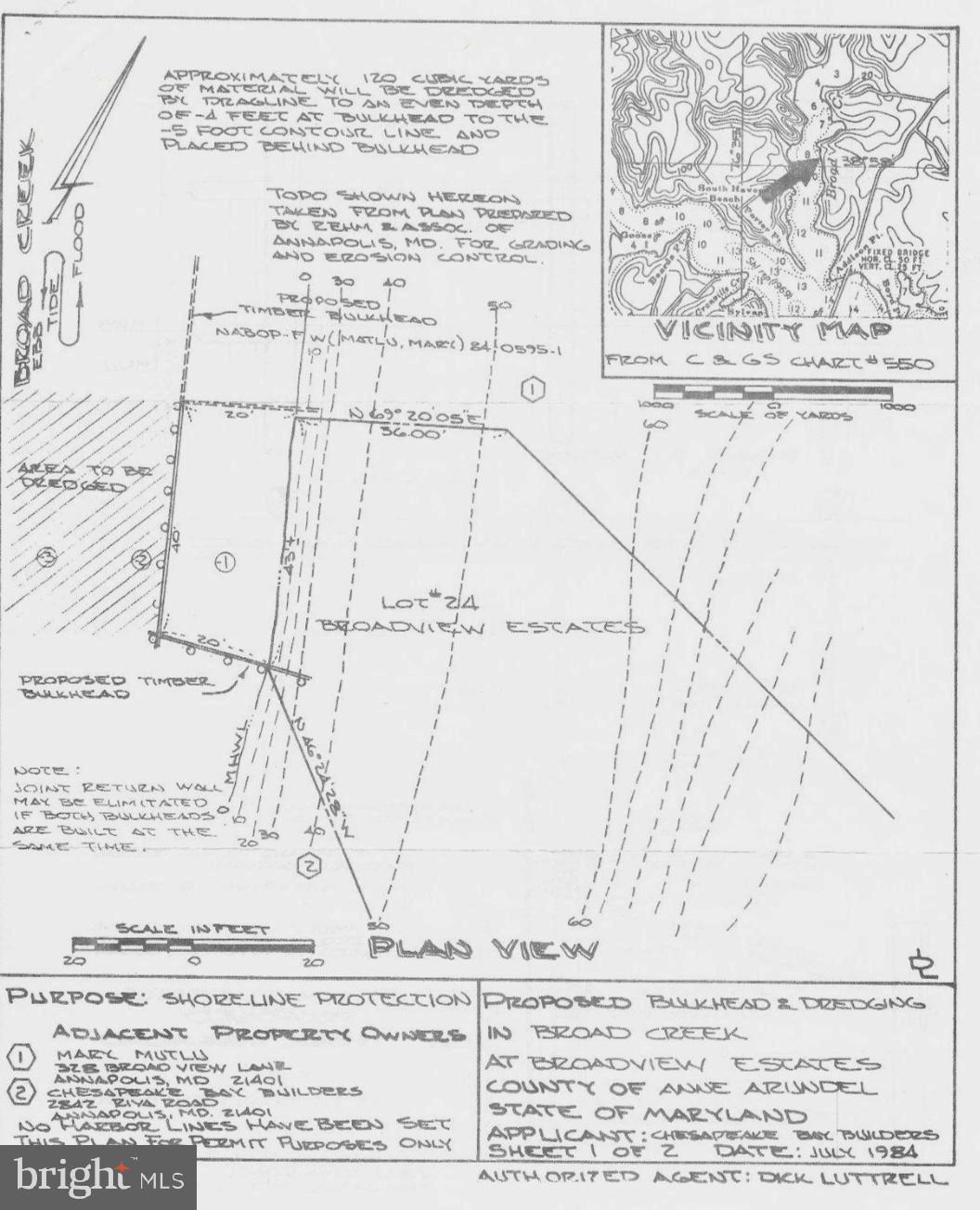 377 Broadview Lane Annapolis, MD 21401 - Photo 4 of 59 Proposed shoreline protection plan.