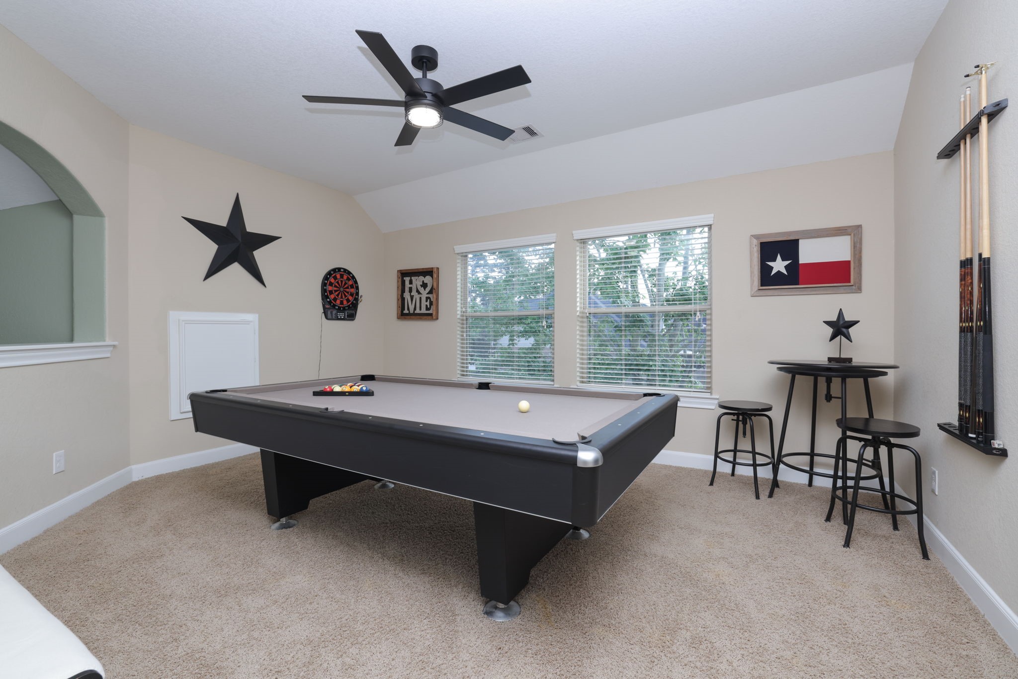 5922 Glen Lief Court Spring, TX 77379 - Photo 28 of 41 a room with pool table and windows
