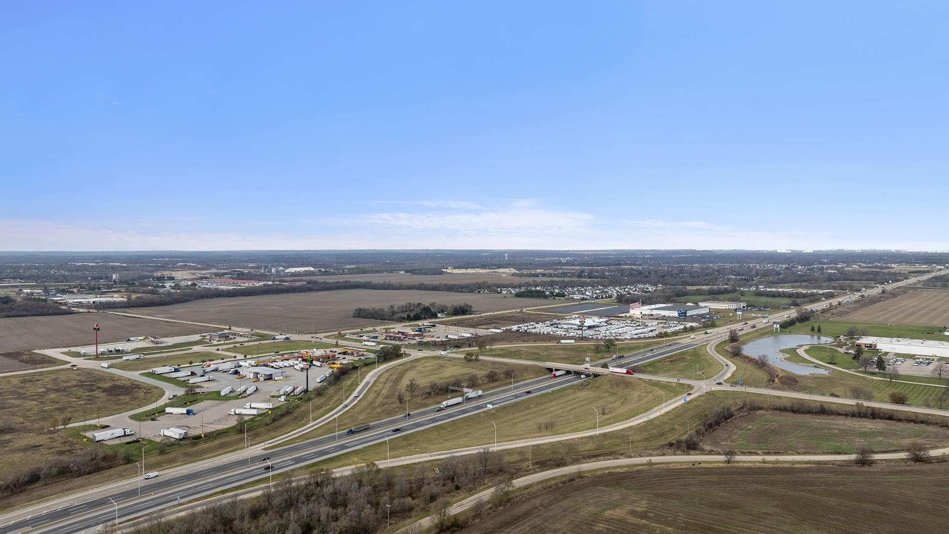 56-xx East Rockton Road Roscoe, IL 61073 - Photo 13 of 14 an aerial view of a city