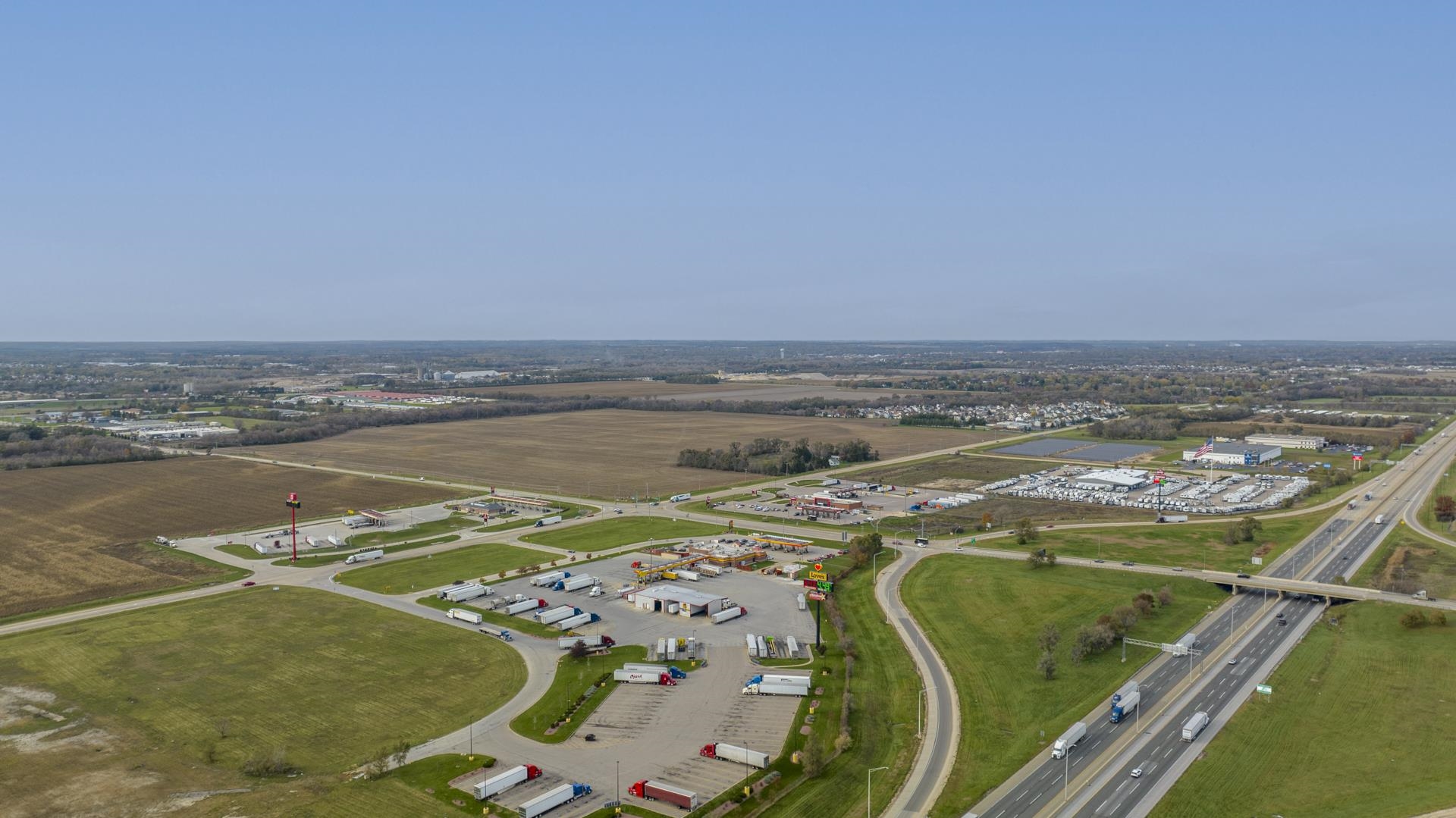 56-xx East Rockton Road Roscoe, IL 61073 - Photo 4 of 14 a view of a swimming pool with an ocean view