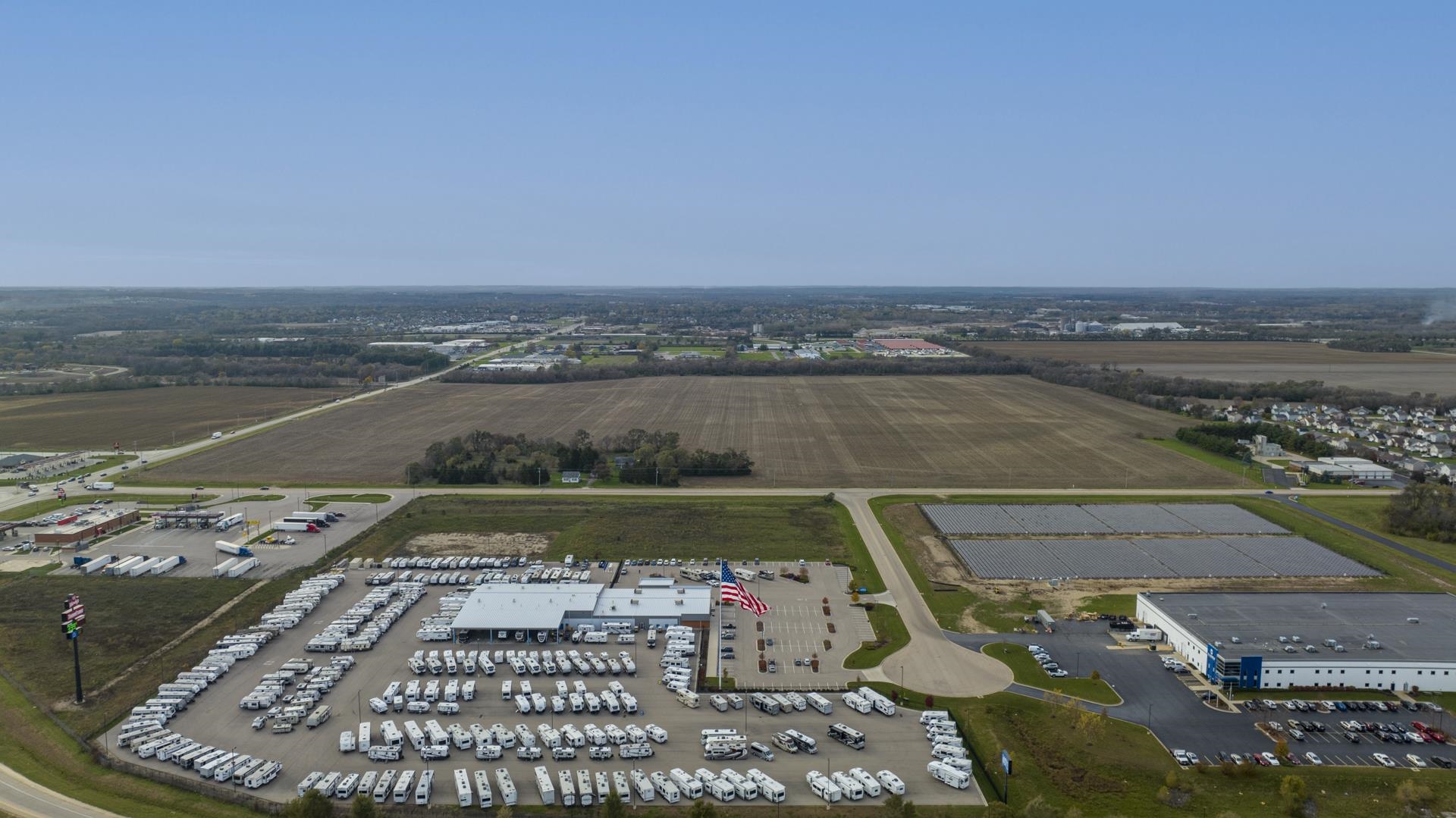 56-xx East Rockton Road Roscoe, IL 61073 - Photo 5 of 14 a view of a balcony with an ocean view