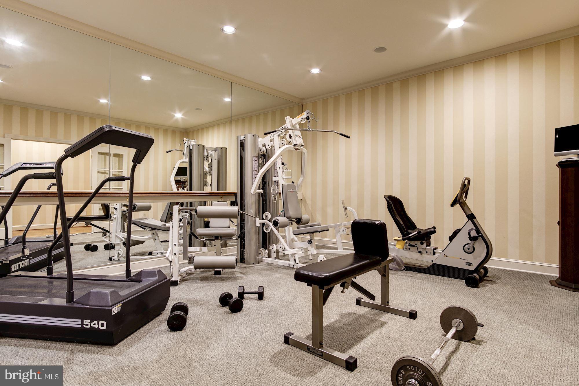 8715 Burdette Road Bethesda, MD 20817 - Photo 41 of 48 Fitness Room