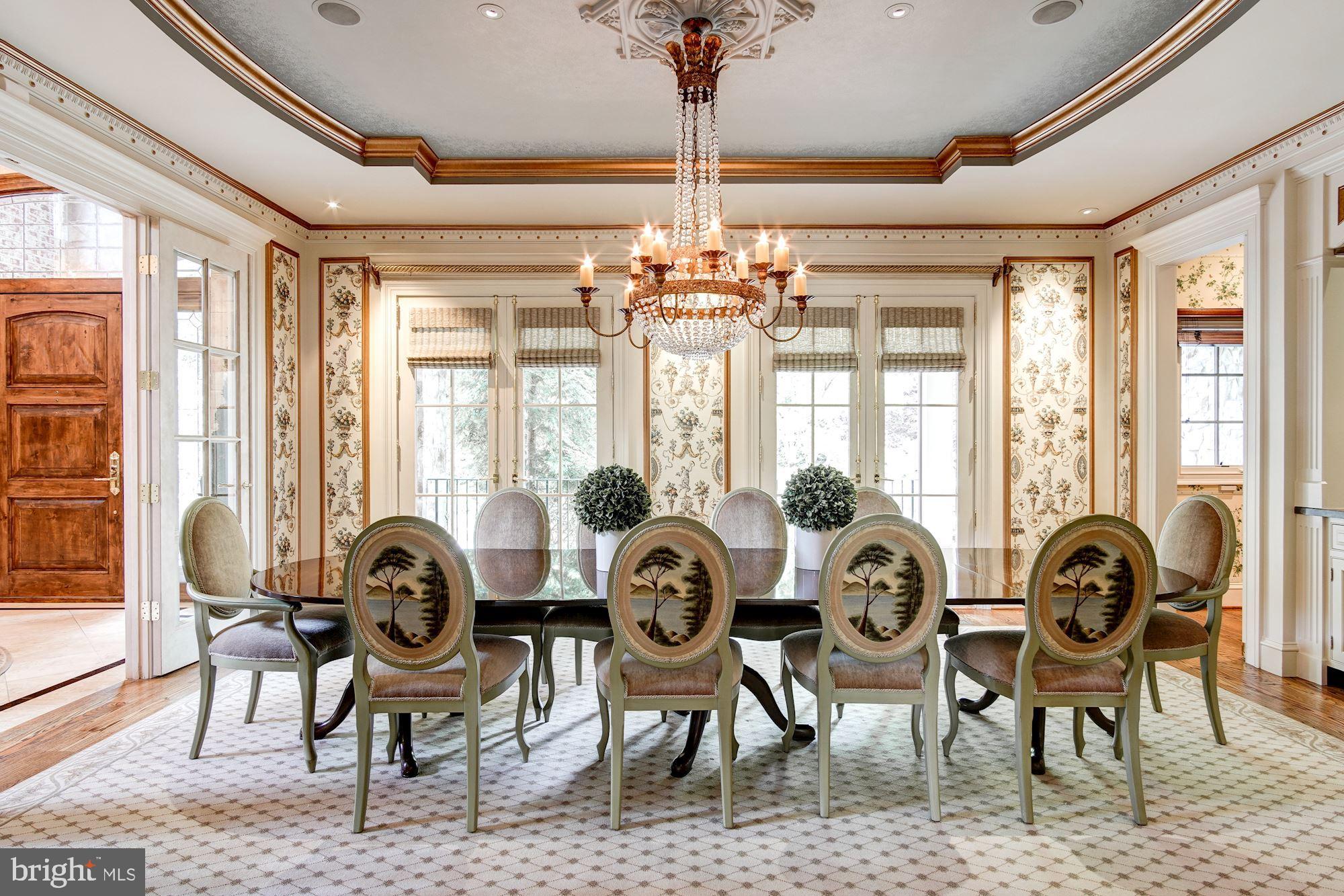 8715 Burdette Road Bethesda, MD 20817 - Photo 6 of 48 Elegant Formal Dining Room