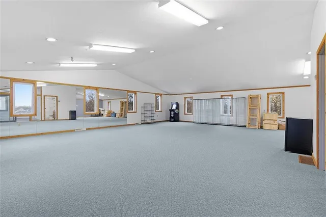 a view of a house basement