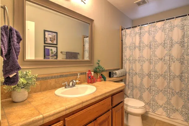 a workspace with furniture