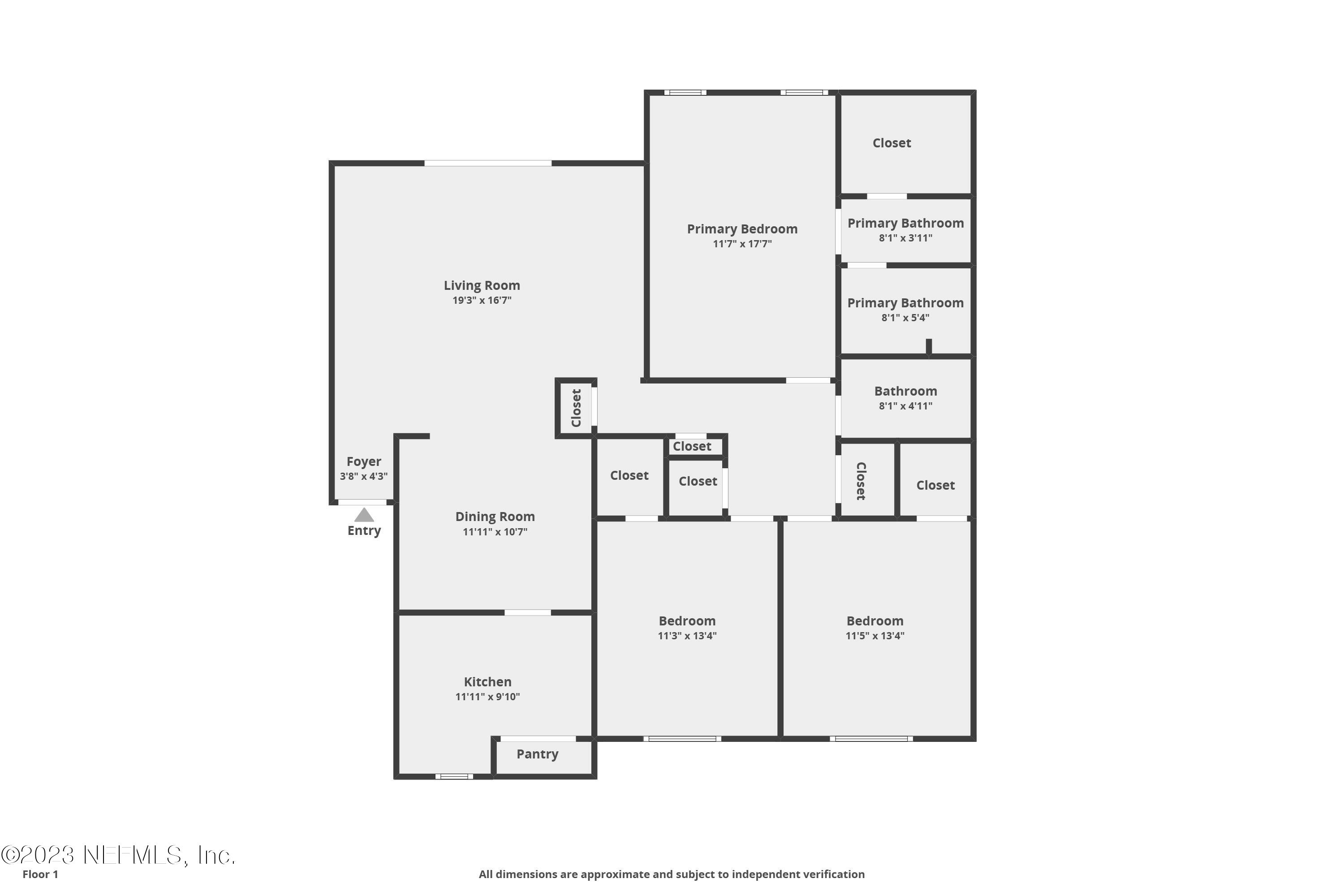 4915 Baymeadows Road, Unit 5F Jacksonville, FL 32217 - Photo 35 of 35 High-Res_Floorplan
