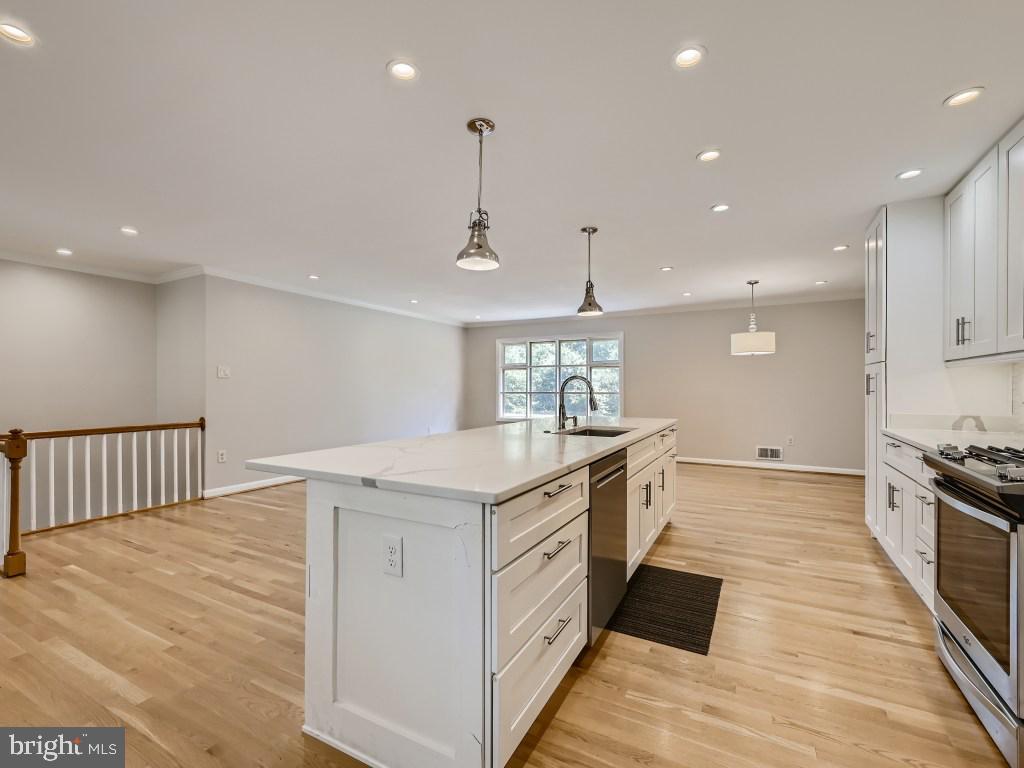 1609 Hopefield Road Silver Spring, MD 20905 - Photo 8 of 30 Kitchen Island w/SS Dishwasher