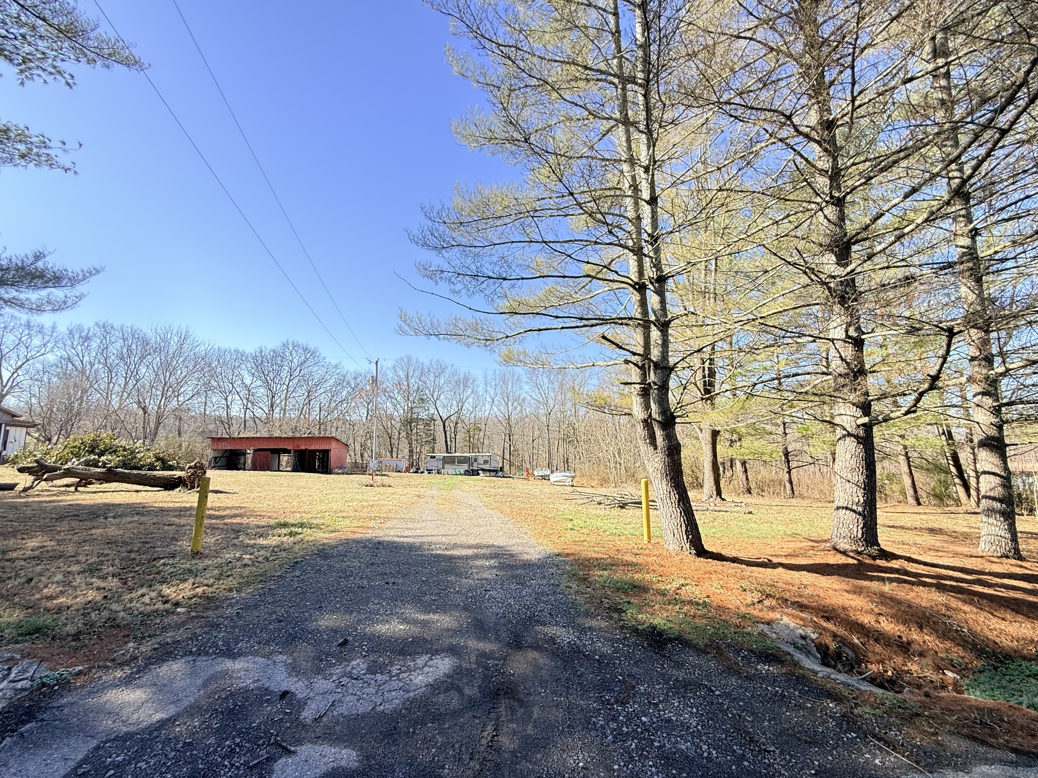 1324 Edmenson Road Clarksville, TN 37040 - Photo 1 of 14 a view of dirt yard with large trees