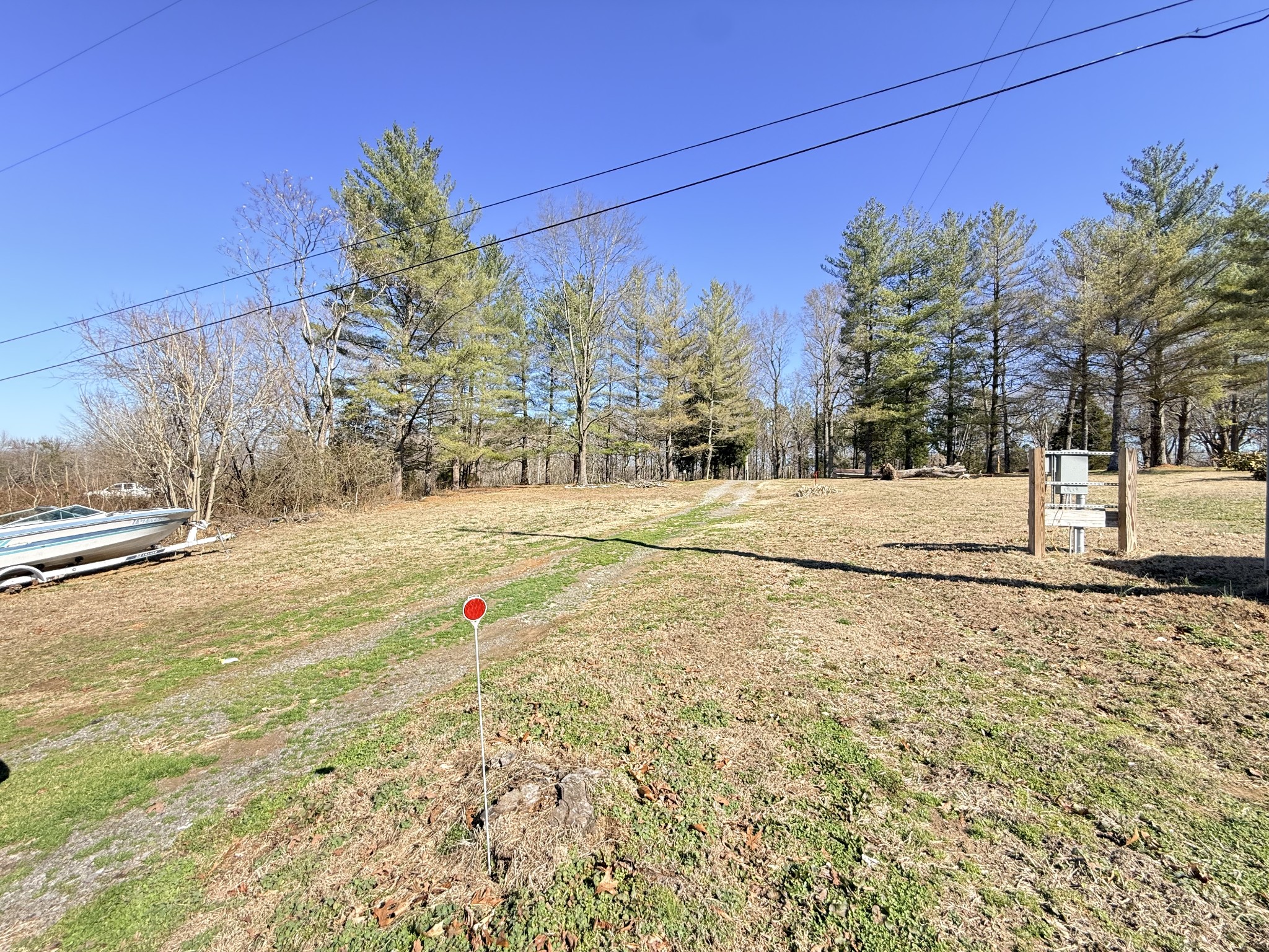 1324 Edmenson Road Clarksville, TN 37040 - Photo 6 of 14 a backyard of a house with lots of green space and plants