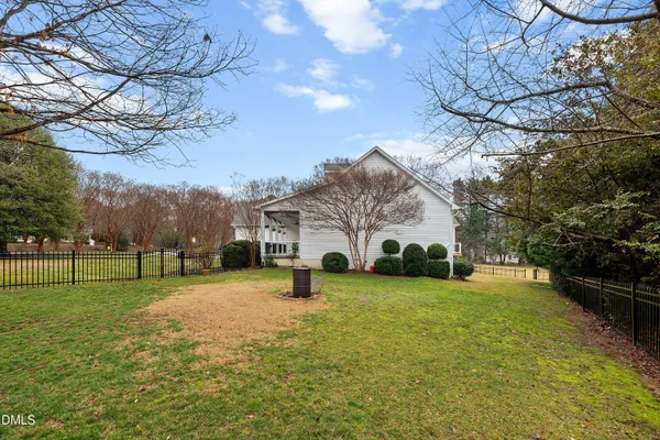 a house view with a garden space