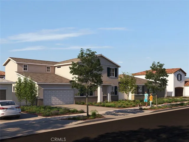 front view of a house with a street