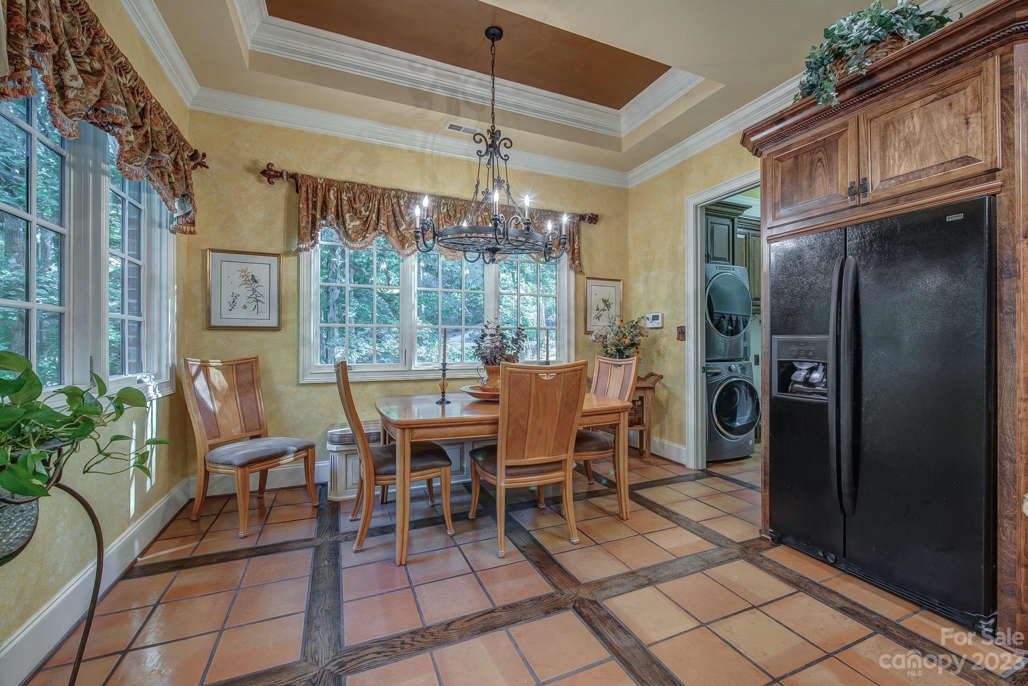505 Stuart Ridge Cramerton, NC 28032 - Photo 11 of 33 a view of a dining room with furniture window and outside view