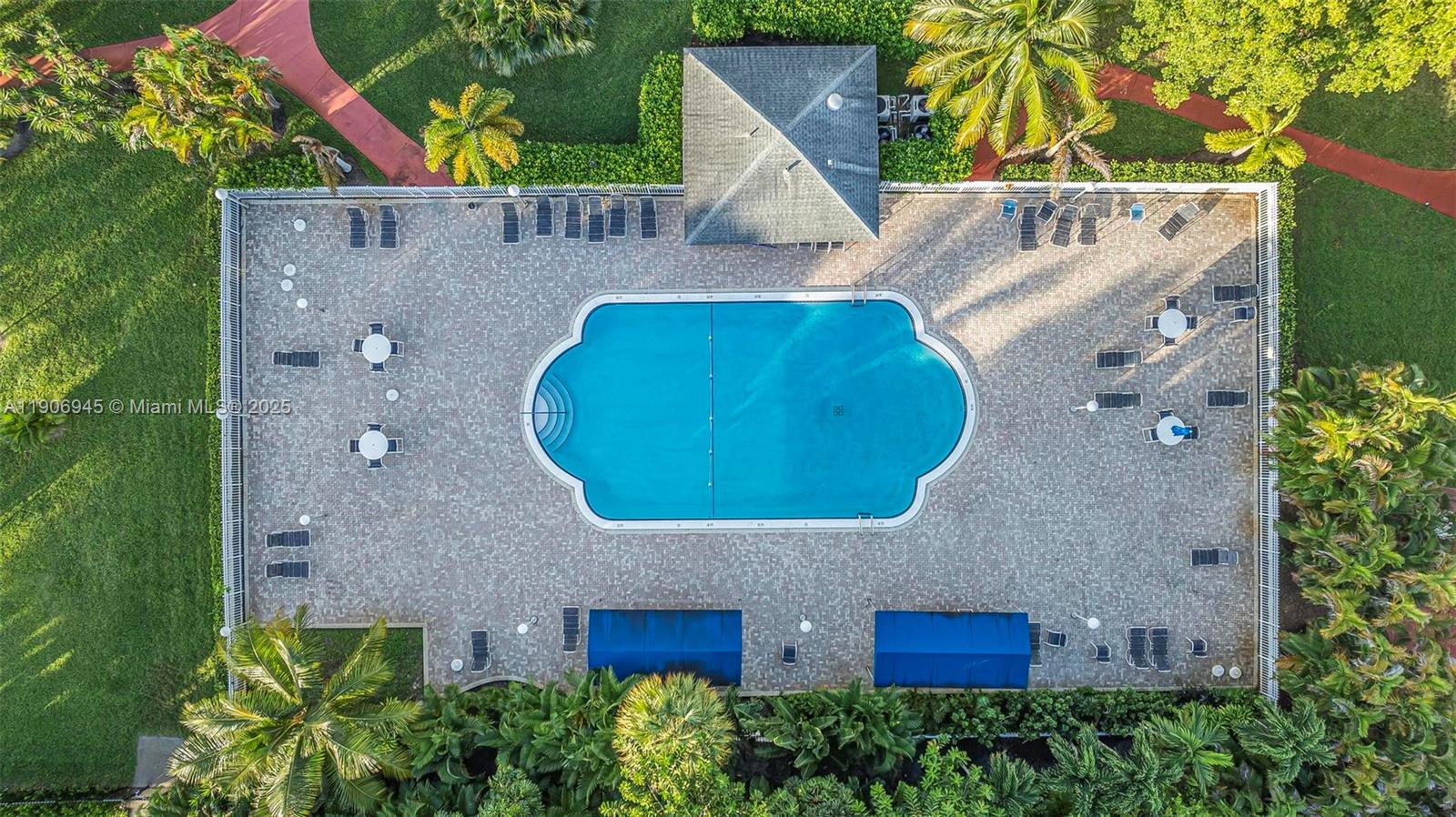 4400 Hillcrest Drive, Unit 912B Hollywood, FL 33021 - Photo 3 of 34 an aerial view of a house with a swimming pool and outdoor space