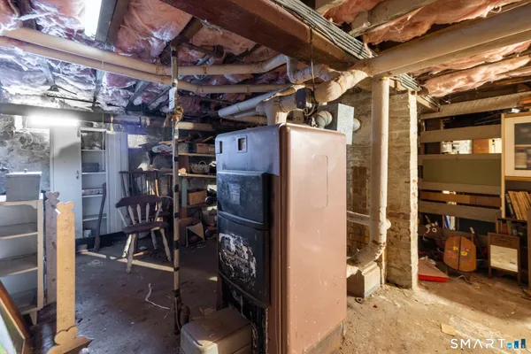 a view of a storage room