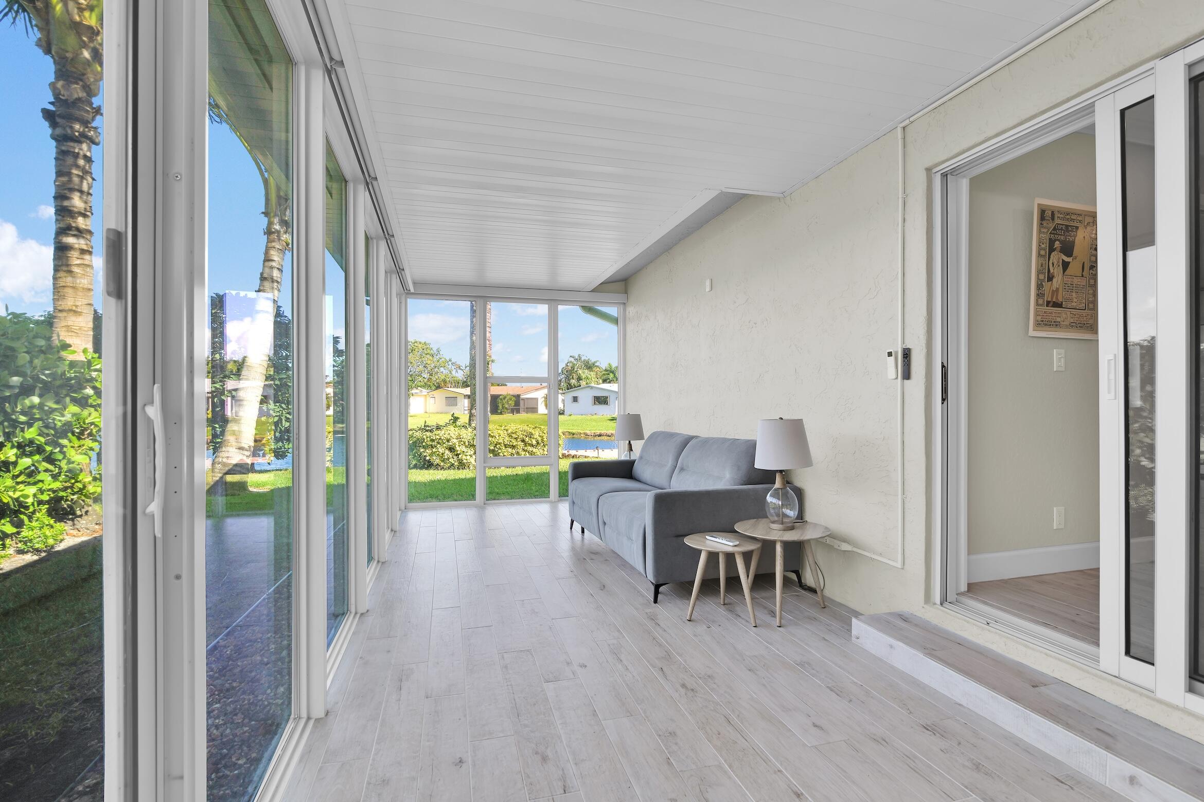 14656 Country Side Lane Delray Beach, FL 33484 - Photo 17 of 40 Glass Enclosed Florida Room