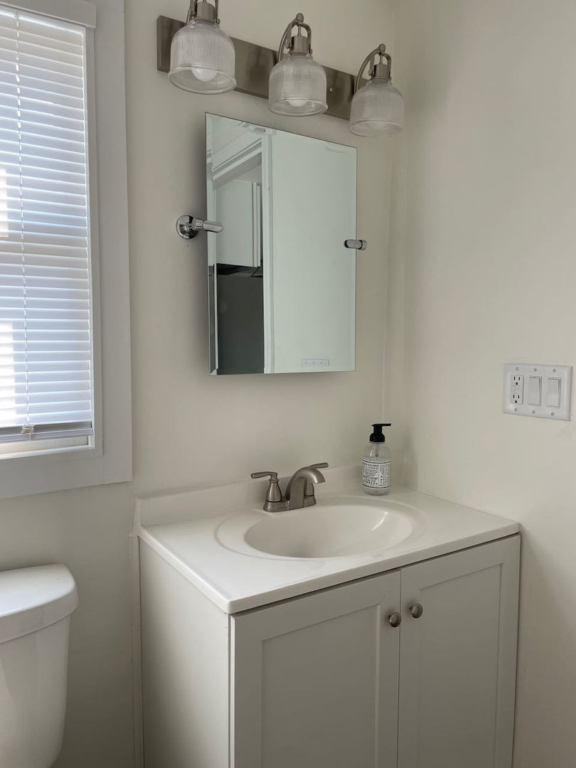 521 Peyton Street, Unit 100 Geneva, IL 60134 - Photo 23 of 34 a bathroom with a sink and a toilet
