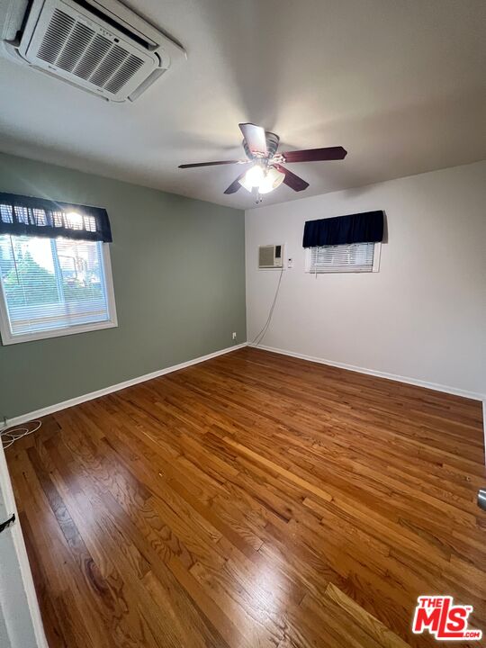 2599 Morningside Street, Unit D Pasadena, CA 91107 - Photo 9 of 13 a view of empty room with wooden floor and fan