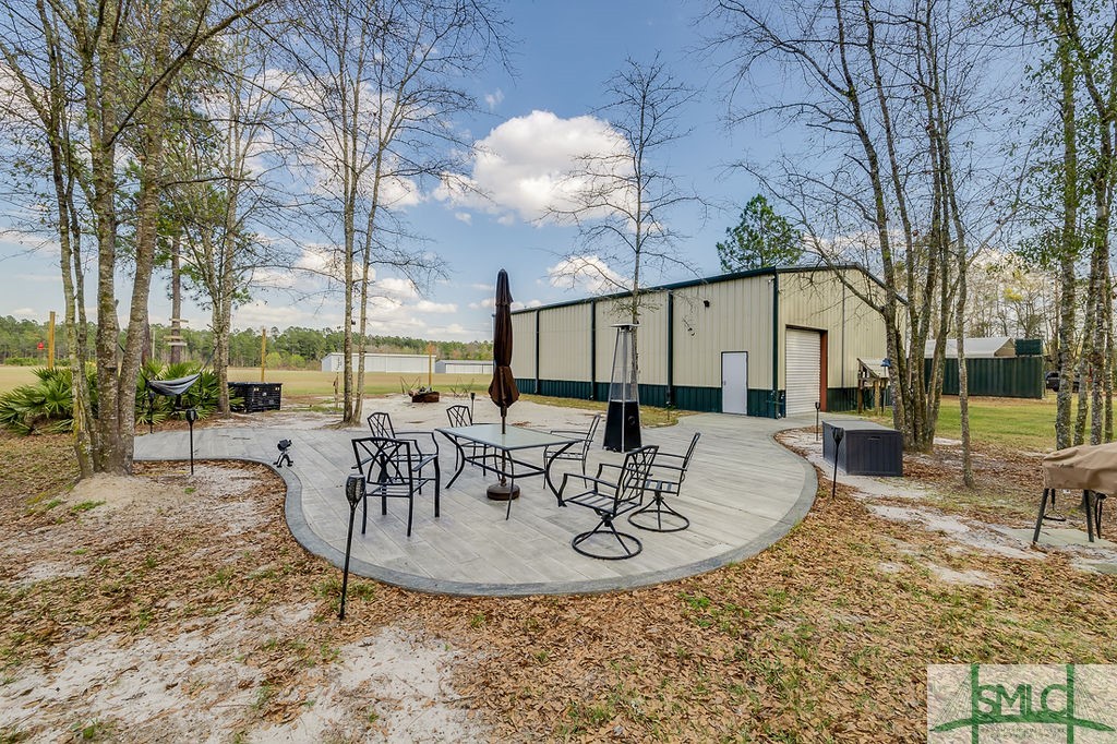 535 Green Morgan School Road Clyo, GA 31303 - Photo 4 of 40 Exterior view of patio