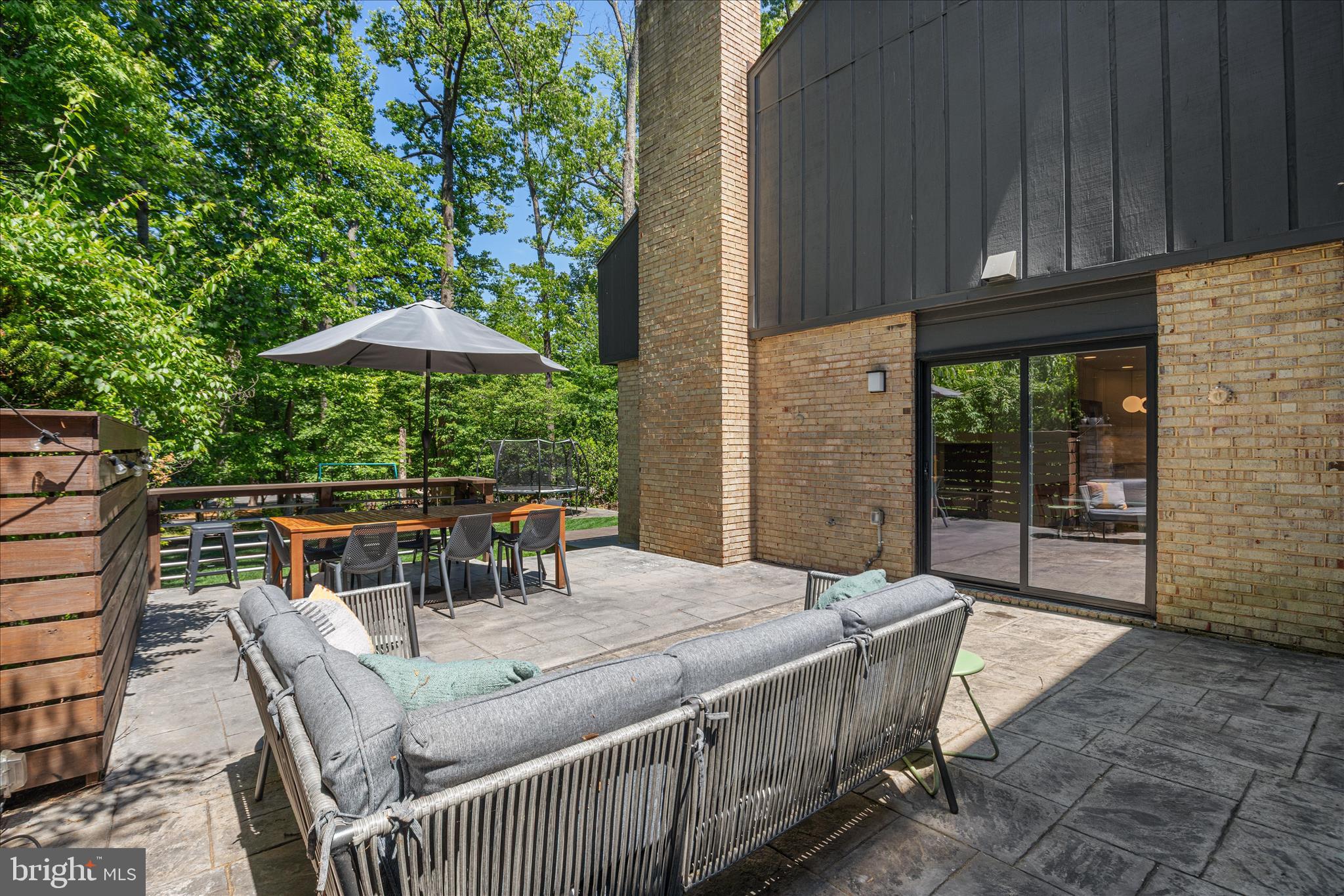 12108 Quorn Lane Reston, VA 20191 - Photo 36 of 91 Patio overlooking mature trees