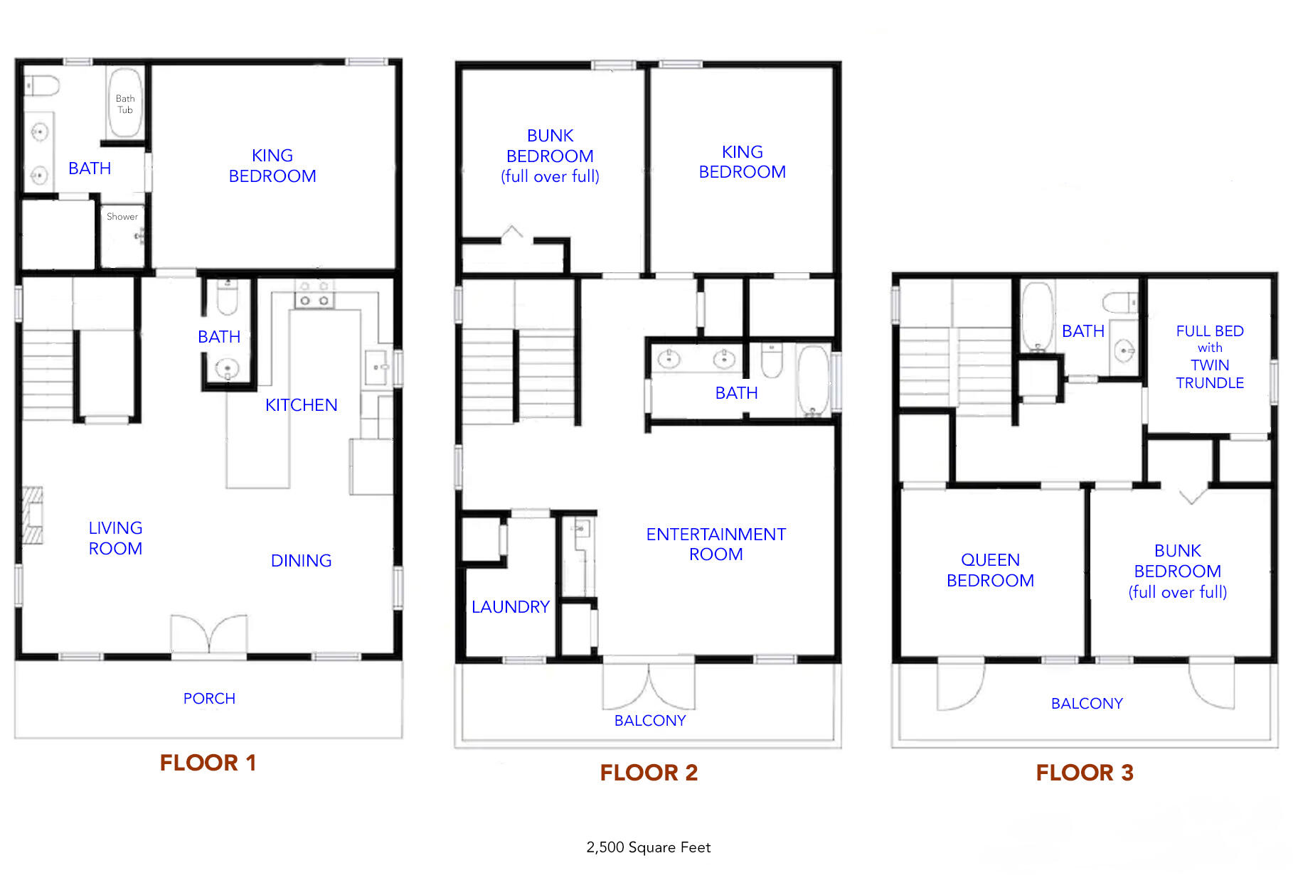 222 Kono Way Destin, FL 32541 - Photo 36 of 36 036d Floor Plan NO NAME