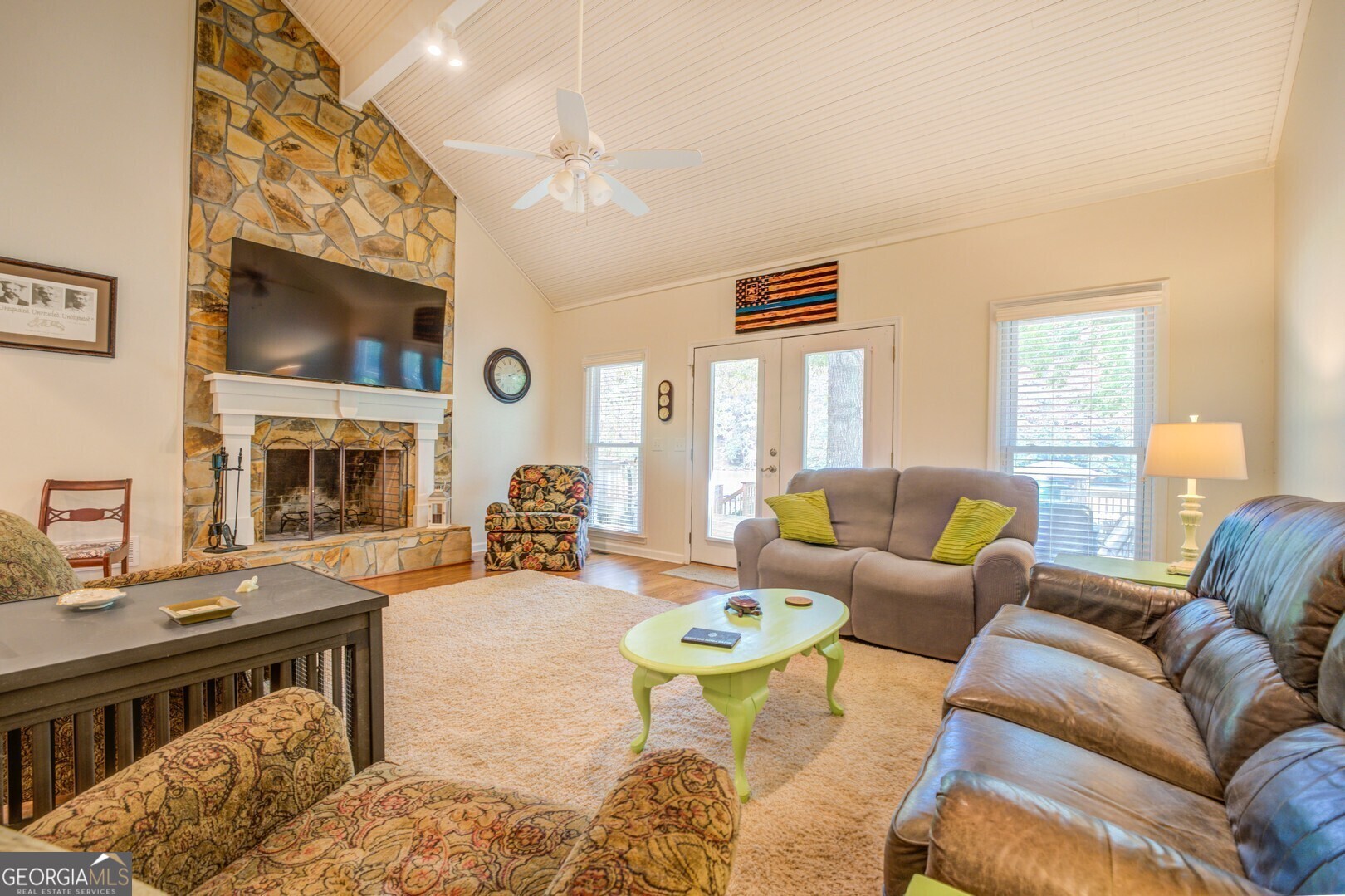 2601 Turtle Cove Monticello, GA 31064 - Photo 14 of 85 a living room with furniture fireplace and a flat screen tv