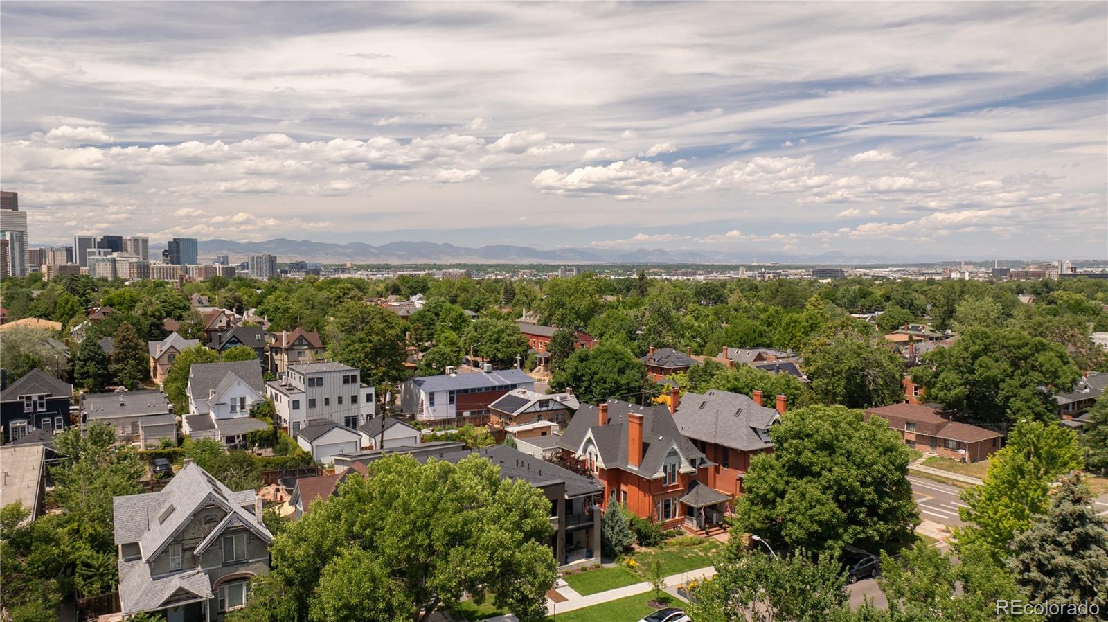 2143 High Street Denver, CO 80205 - Photo 40 of 43 an aerial view of multiple house