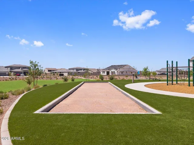 a view of a swimming pool and outdoor space