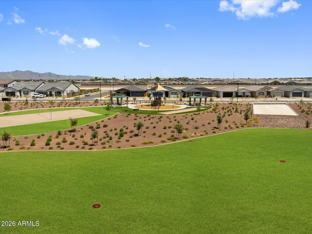 a view of a lake with houses