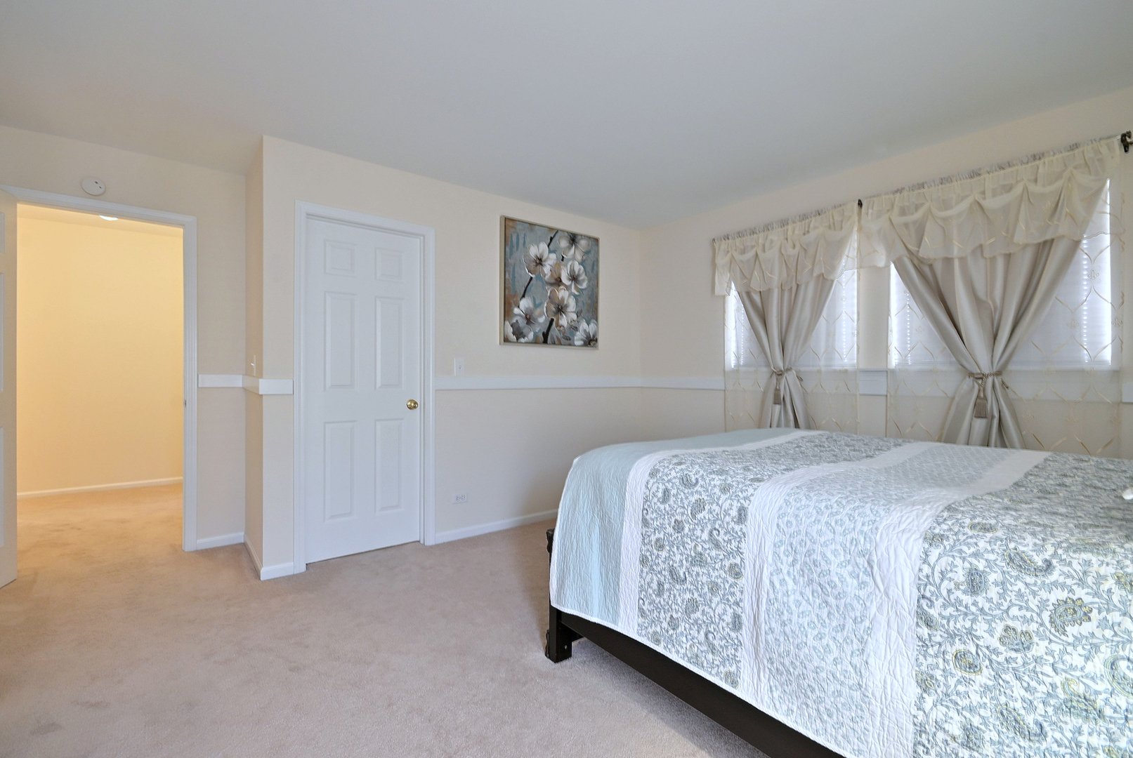 230 Stickley Lane Lake In The Hills, IL 60156 - Photo 34 of 52 a bedroom with a bed and a window