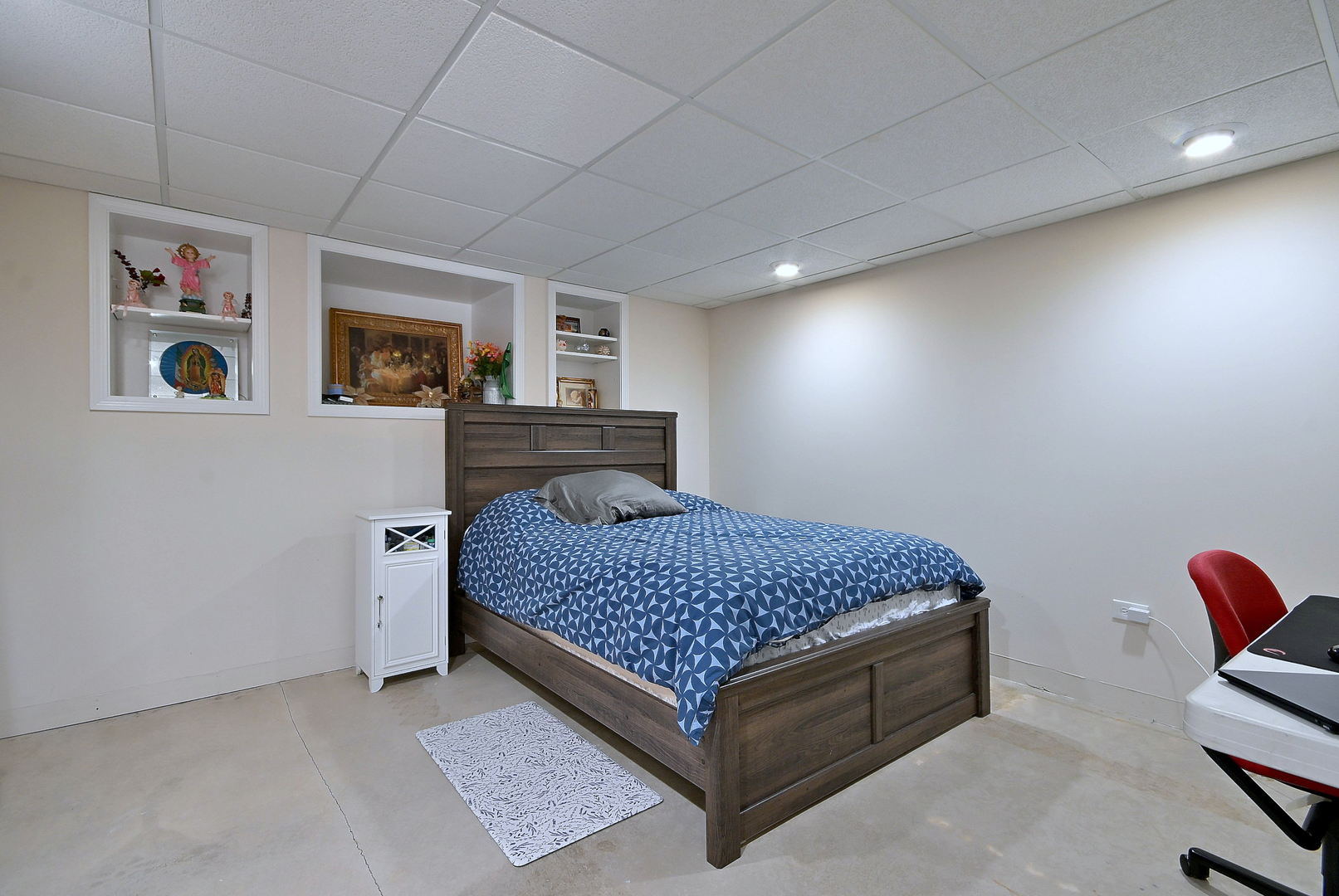 230 Stickley Lane Lake In The Hills, IL 60156 - Photo 42 of 52 a bedroom with a bed and furniture
