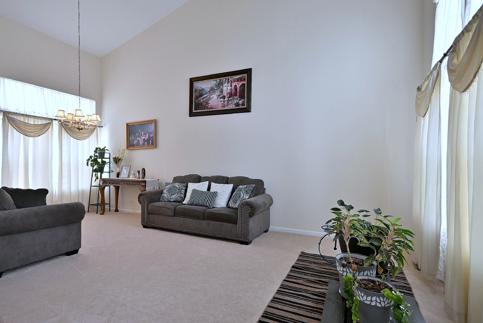 230 Stickley Lane Lake In The Hills, IL 60156 - Photo 8 of 52 a living room with furniture and a potted plant