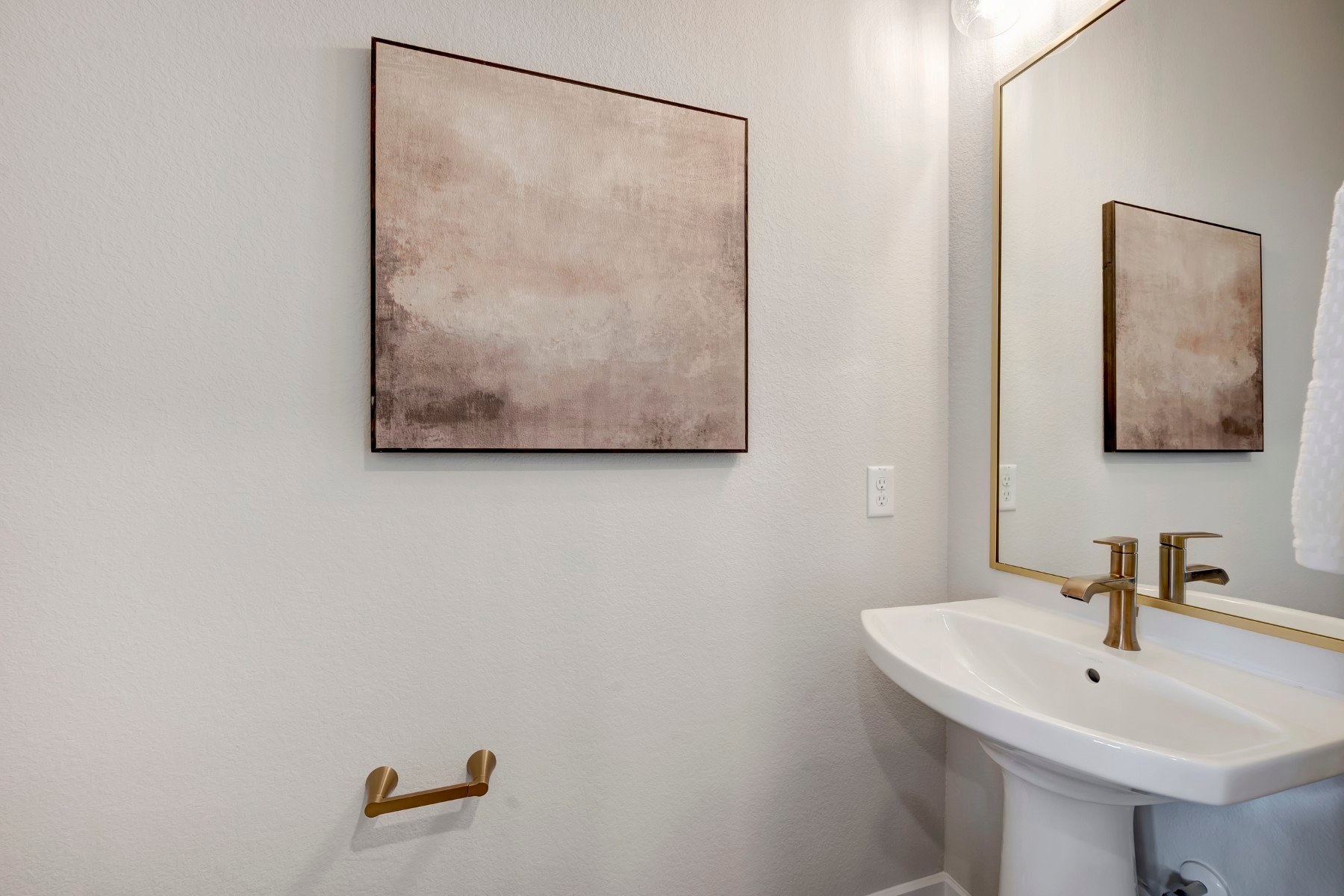 5606 Forks Road Austin, TX 78747 - Photo 8 of 18 Powder Bathroom (Staged)