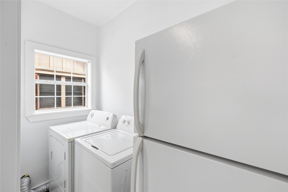 2218 Arbor Street, Unit ABC Houston, TX 77004 - Photo 6 of 43 Laundry room nook that also houses refrigerator.