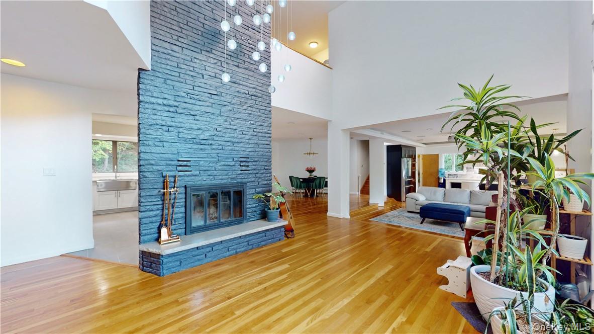 96 Old Pascack Road Pearl River, NY 10965 - Photo 7 of 41 a living room with furniture and a fireplace