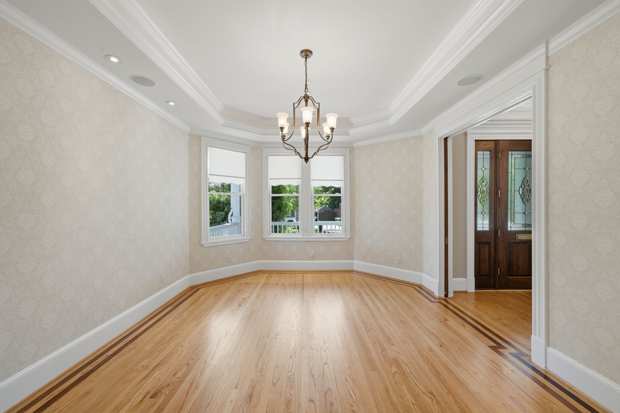 607 East 15th Street Houston, TX 77008 - Photo 7 of 45 a view of empty room with wooden floor and fan