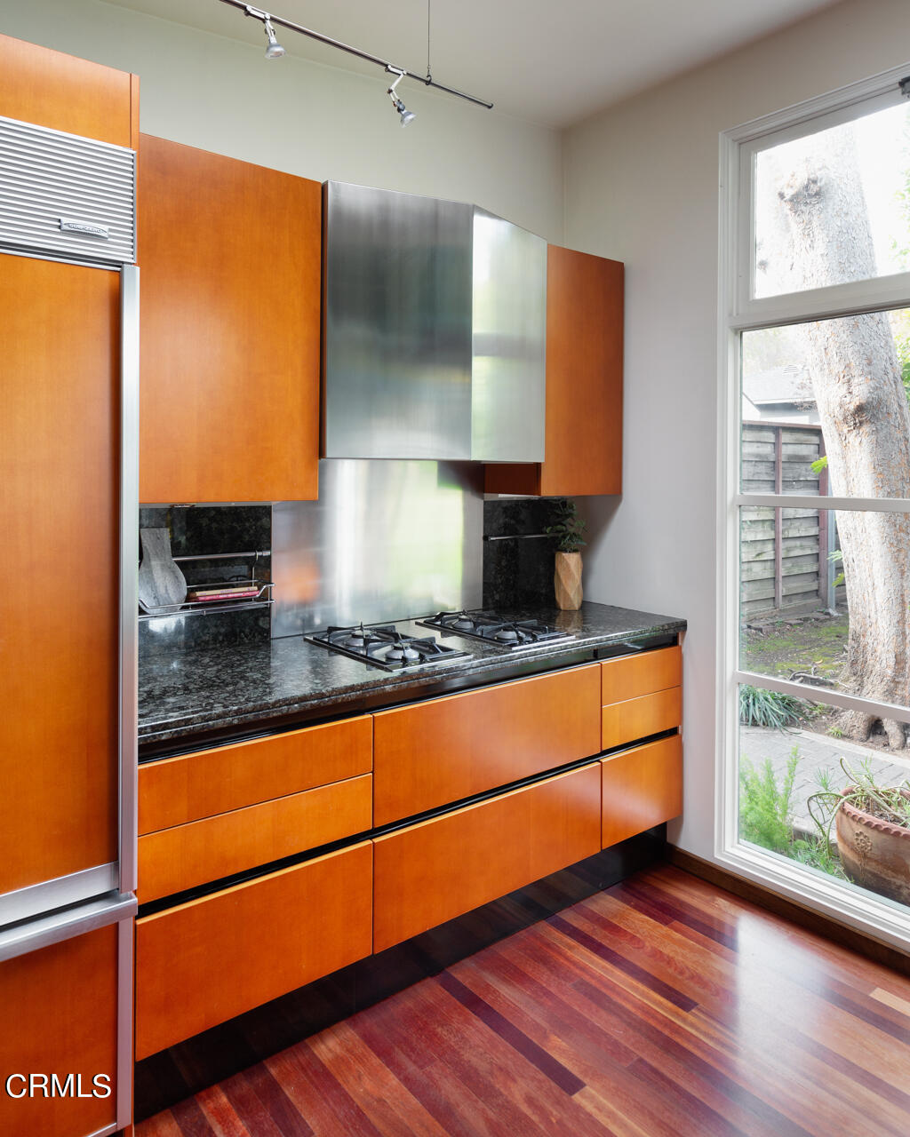 1439 Lida Street Pasadena, CA 91103 - Photo 15 of 39 a kitchen with stainless steel appliances granite countertop a sink and a large window