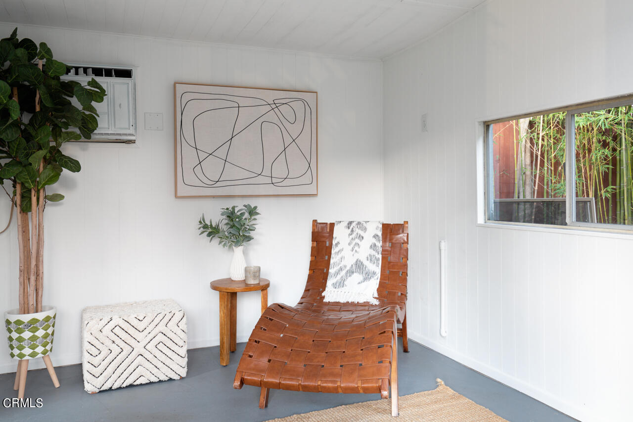 1439 Lida Street Pasadena, CA 91103 - Photo 32 of 39 a living room with furniture and a potted plant