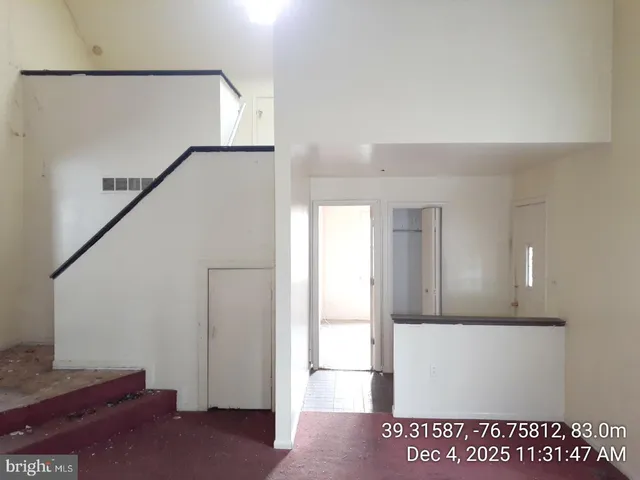 a view of closet area