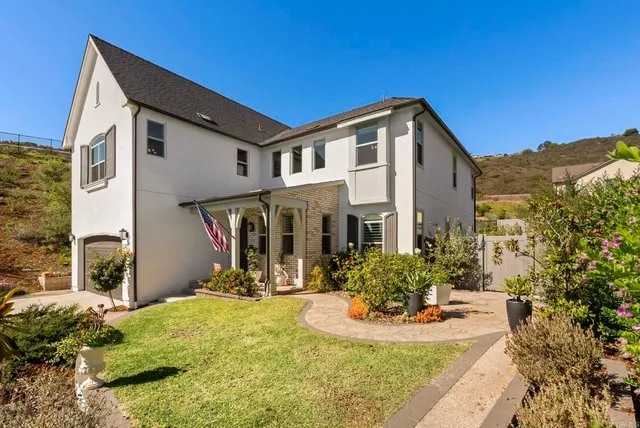 a view of a house with patio