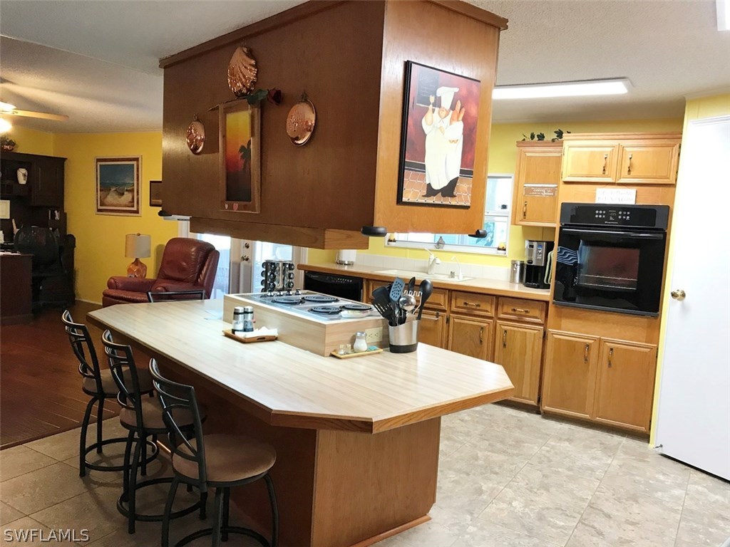 10441 Circle Pine Road North Fort Myers, FL 33903 - Photo 8 of 20 a kitchen with a sink and chairs