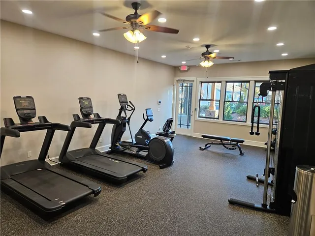 a view of a building with a street view