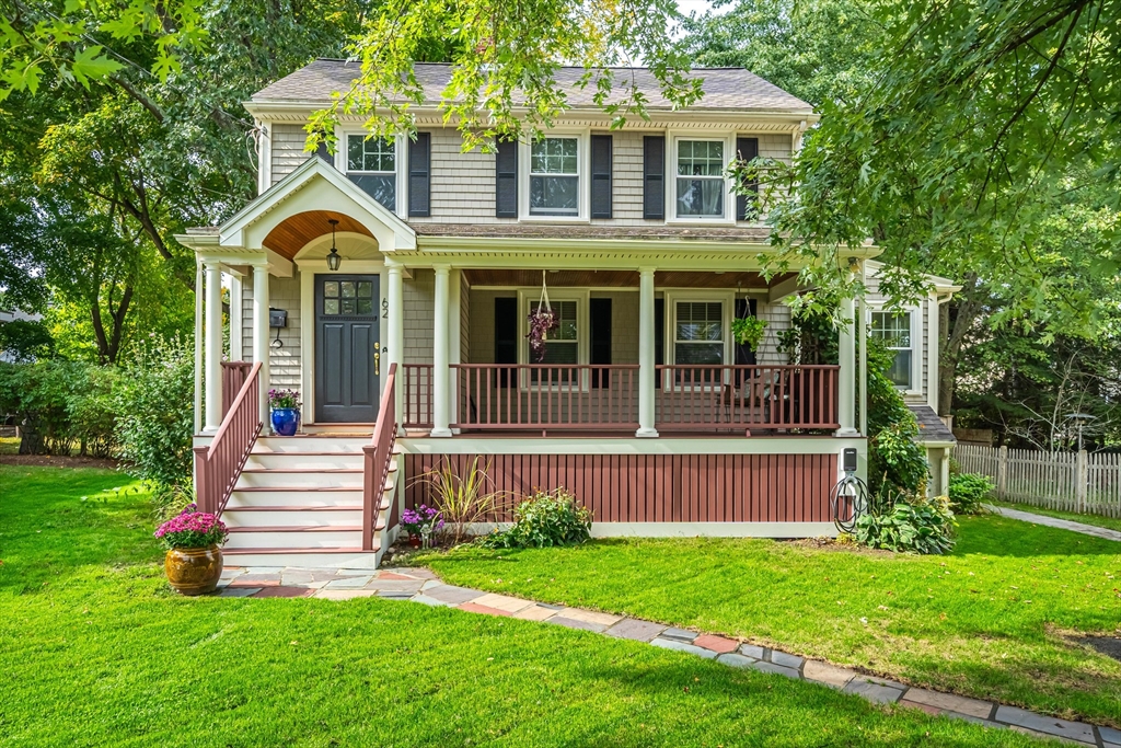62 Harding Road Lexington, MA 02420 - Photo 1 of 1 a front view of a house with a yard