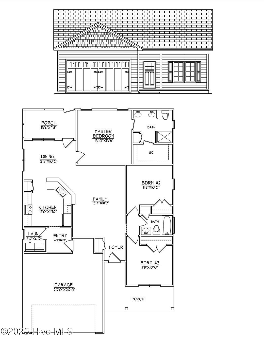 1388 Old Folkstone Road Sneads Ferry, NC 28460 - Photo 6 of 6 Floor plan