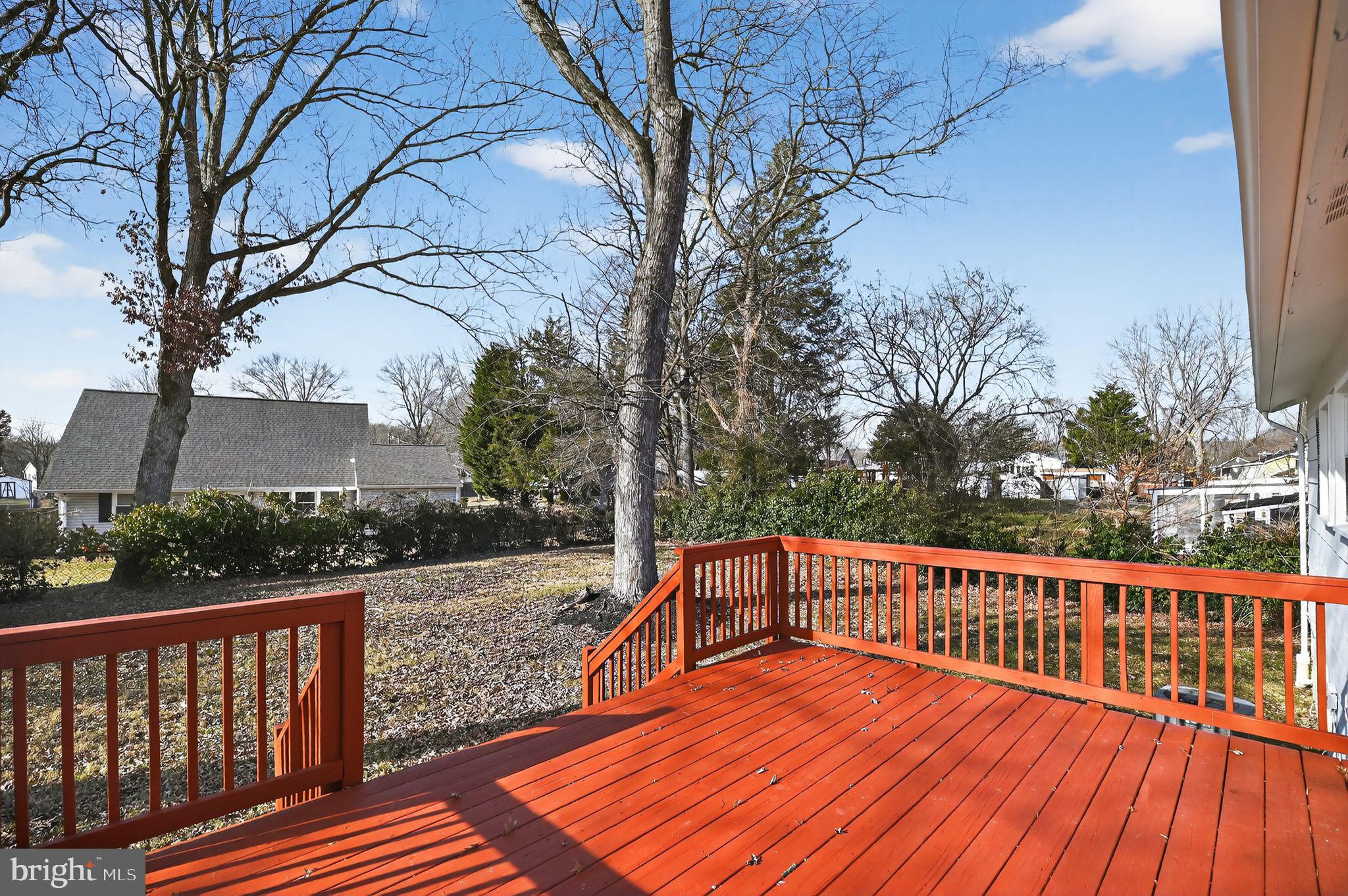 8012 Frye Road Alexandria, VA 22309 - Photo 39 of 40 a view of deck with wooden floor and outdoor seating