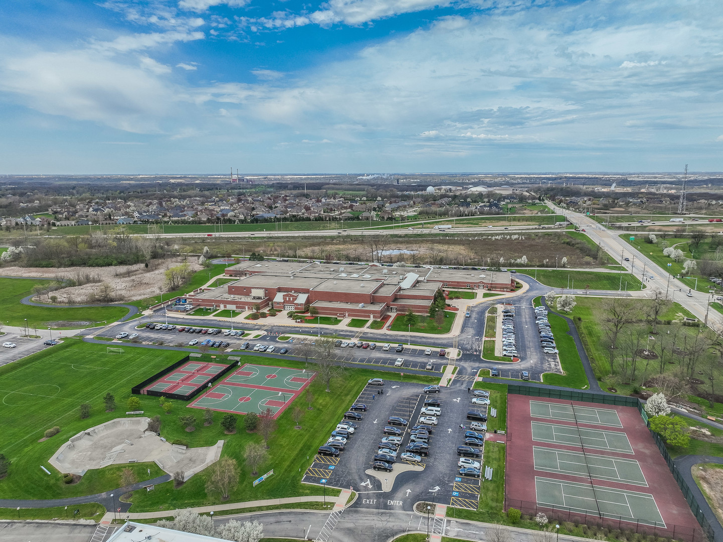 1232 Prairie Lane, Unit 5A Lemont, IL 60439 - Photo 28 of 31 a view of a lake with a big yard