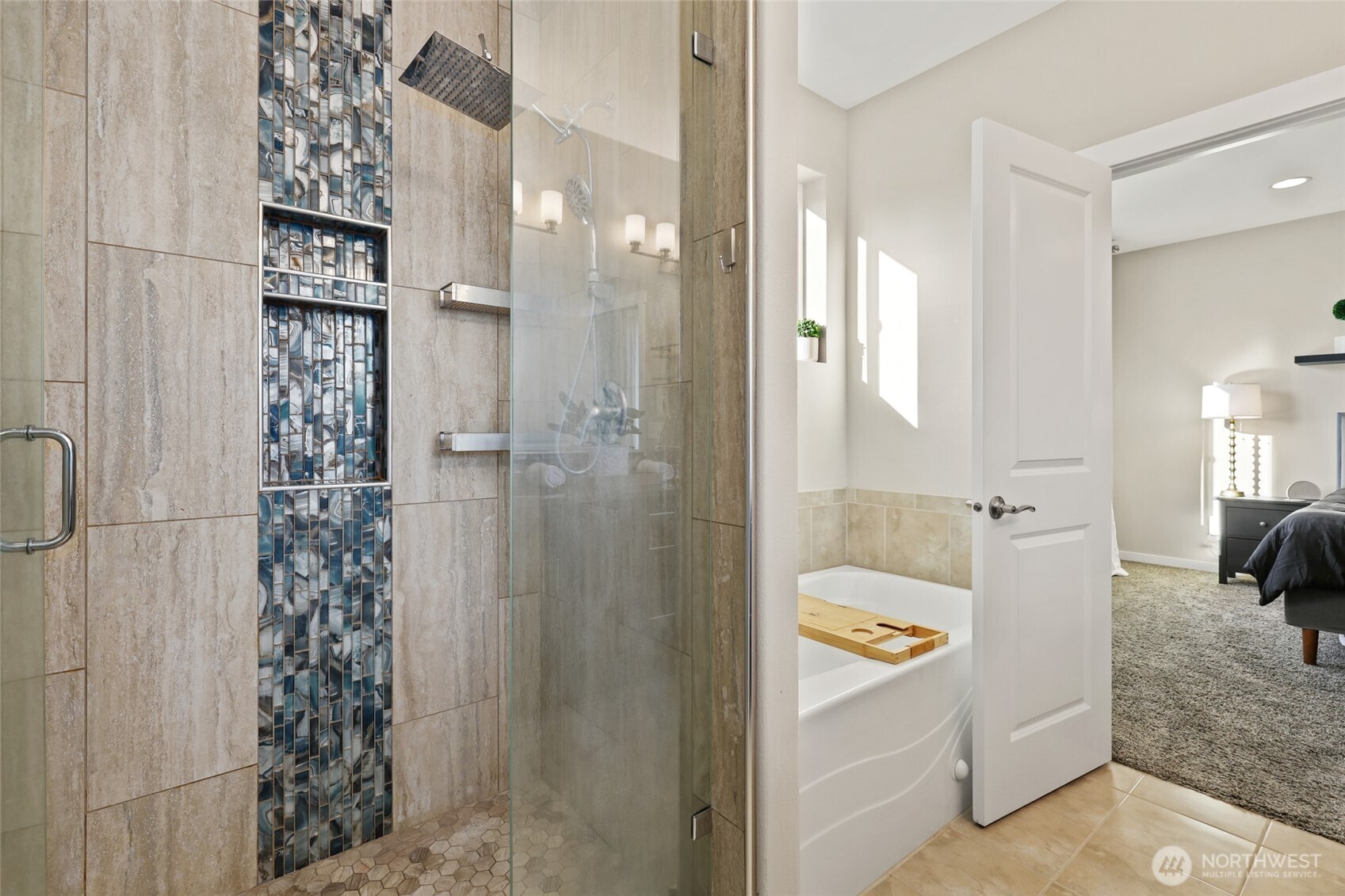 1320 34th Street Southeast Puyallup, WA 98372 - Photo 21 of 40 a bathroom with a shower