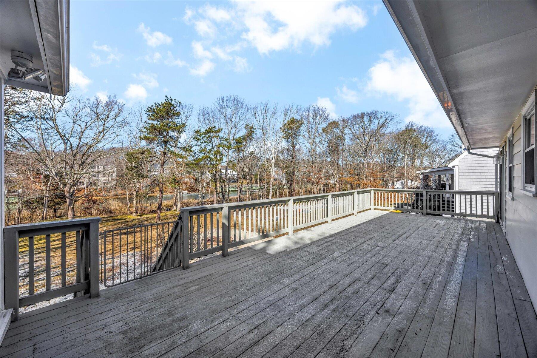 27 Madeline Road East Falmouth, MA 02536 - Photo 35 of 43 a view of balcony with wooden floor
